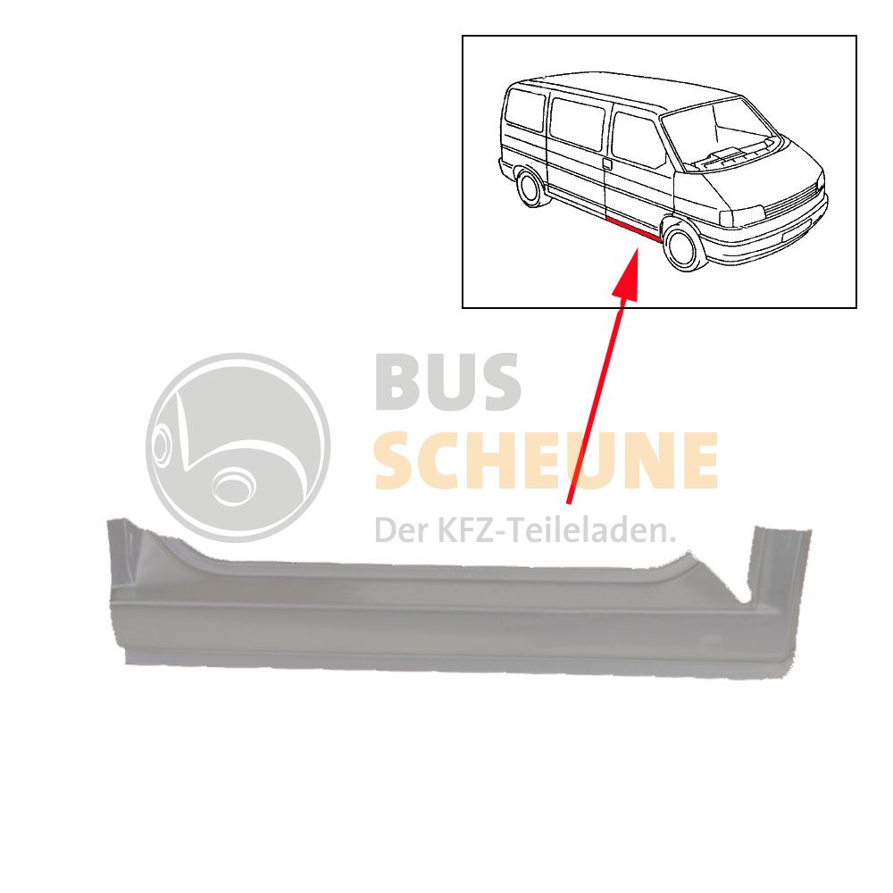 VW Bus T4 Schweller / Einstiegsblech rechts Reparaturblech Ersatzteile  günstig kaufen